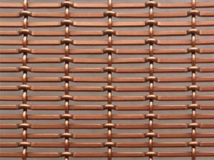 XY-6010P Red Copper Color Paint Mesh For Architecture